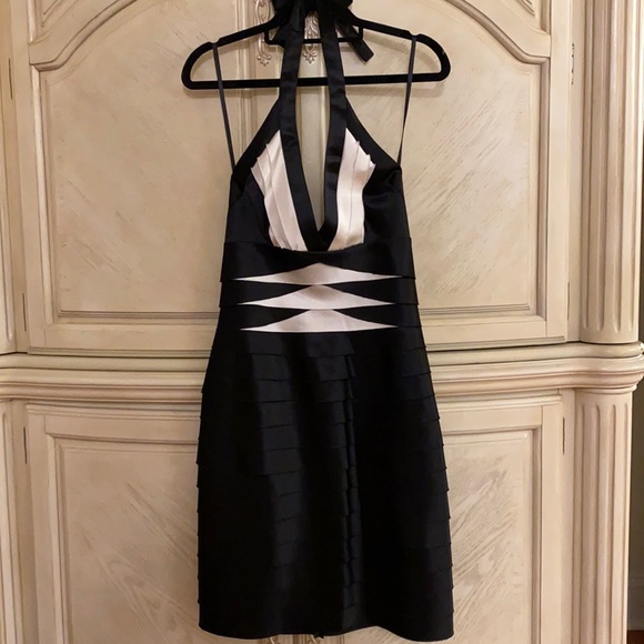 Gorgeous BCBGMAXAZRIA satin dress. Worn once. No stains no flaws. Size 2 - Picture 1 of 8